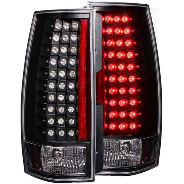 ANZO 2007-2014 Chevy TAHOE/SUBURBAN / GMC YUKON/XL/DENALI LED Taillights Black G4