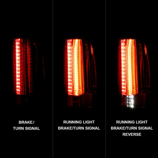 ANZO 2015-2020 Chevrolet Suburban/Tahoe LED Taillights Smoke