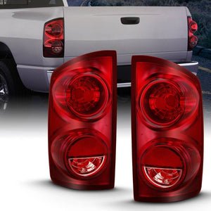 ANZO 2006 - 2008 Dodge Ram 1500 / 2006 - 2009 Ram 2500 / 3500 Tail Light Red Lens (OE)