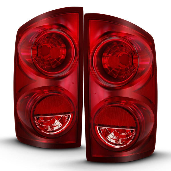 ANZO 2006 - 2008 Dodge Ram 1500 / 2006 - 2009 Ram 2500 / 3500 Tail Light Red Lens (OE)