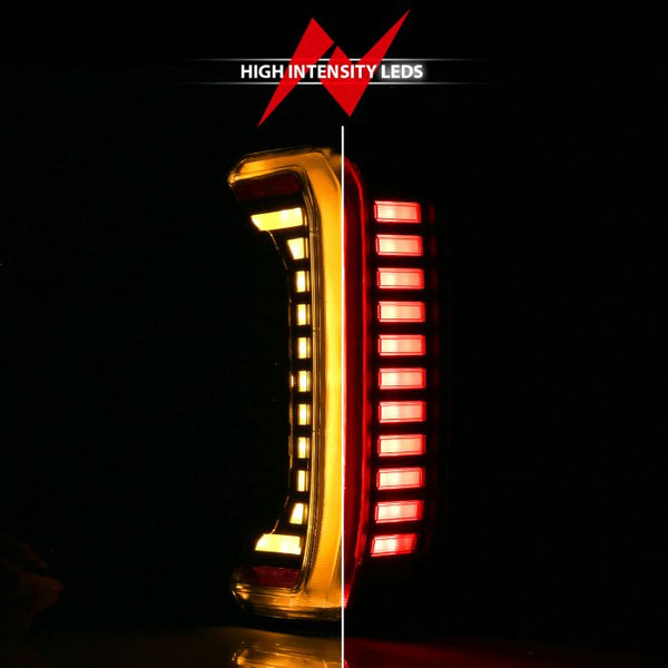 ANZO 2022 - 2024 Toyota Tundra (Does Not Fit LED Seq. Models) Z-Series Full LED Tail Lights - Pair