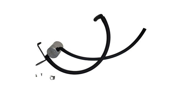 J&L 2022 - 2023 Hyundai Elantra N 2.0L Oil Separator 3.0 Passenger Side - Black Anodized / Clear