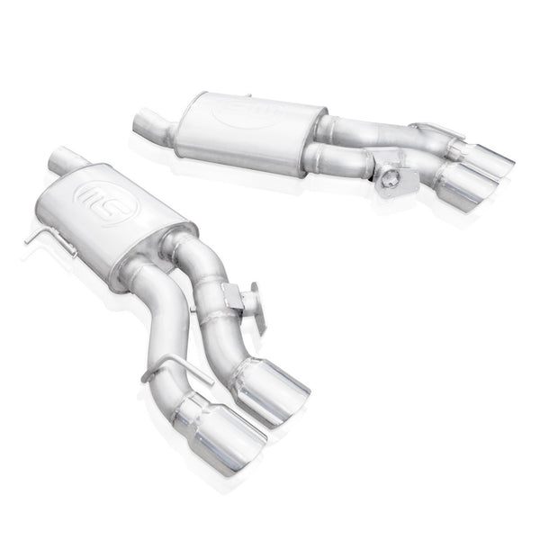 Stainless Works 2016-2019 Cadillac CTS-V Sedan Axleback System Dual-Mode Turbo Mufflers 4in Tips (Factory Connect)