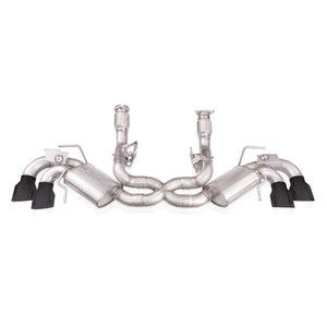 Stainless Works 2020  + Chevrolet Corvette C8 6.2L Legend Cat-Back Exhaust w/ Matte Black Tips