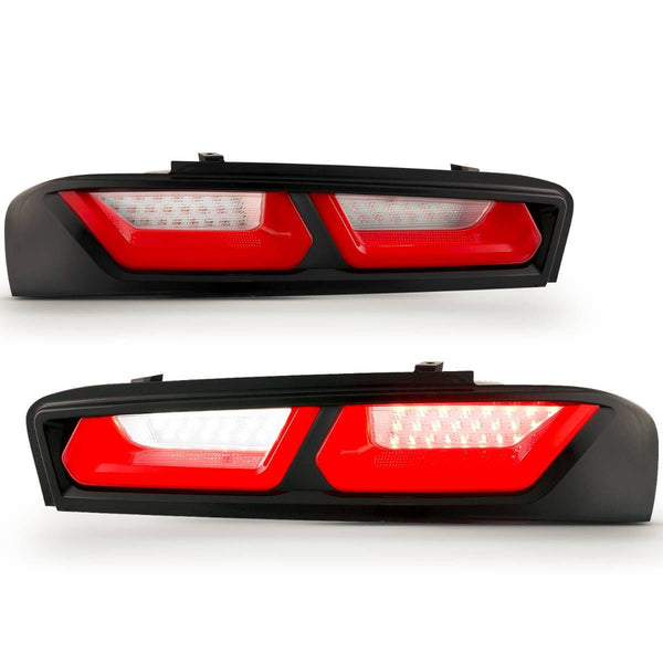 ANZO 2016-2018 Chevrolet Camaro L.E.D Tail Light Red/Clear