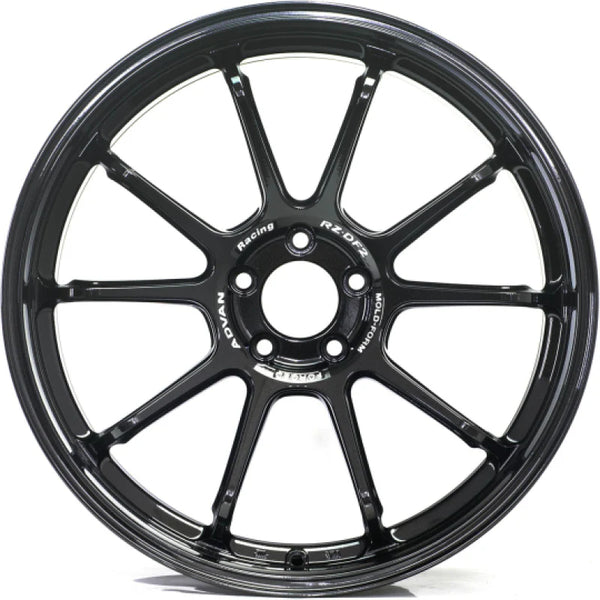 Advan RZ-DF2 19x9.5 / +29 Offset / 5x114.3 / 73mm Bore / Racing Titanium Black