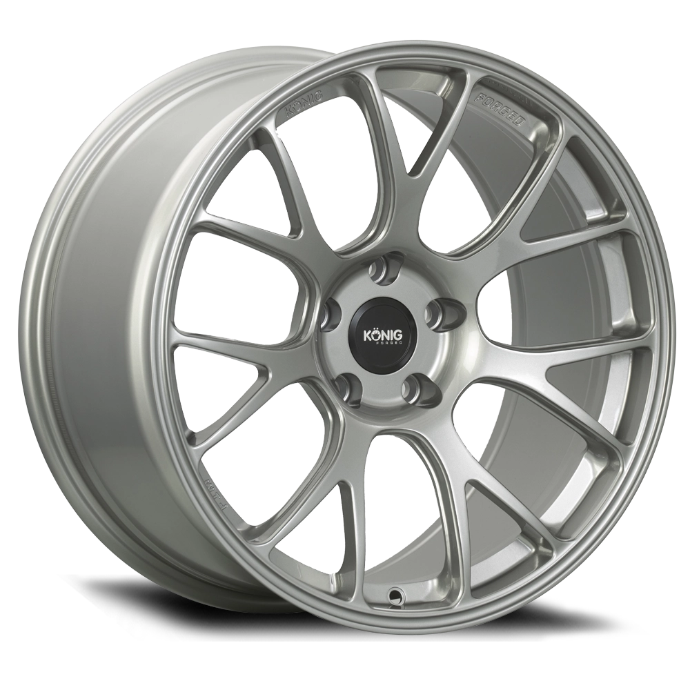 Konig Forged F1M 18X9.5 5X114.3 ET35 Ash Silver Knurled Bead