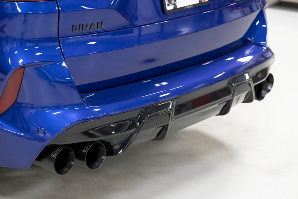 Dinan 2020 - 2026 BMW X5 M/ X6 M (F95/F96) Valved Axleback Exhaust System - Polished Tips