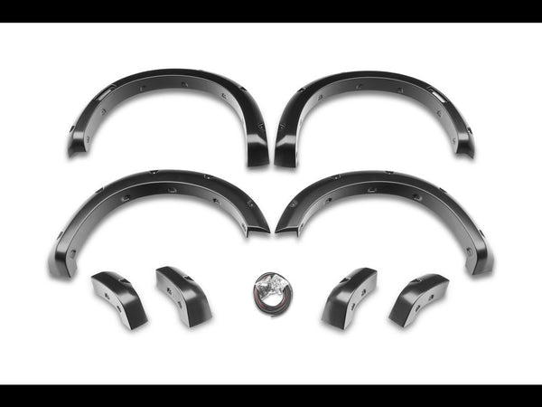 Husky Liners 2007 - 2013 Chevrolet Avalanche Pocket Style Fender Flares - 4pc ( Black )