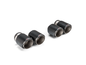 Akrapovic 2021+ BMW M3 (G80)/M4 (G82) Tail Pipe Set (Classic Carbon Design)