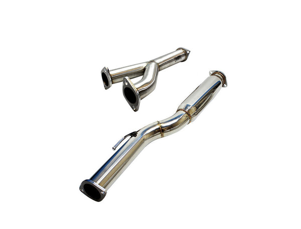 ISR Performance GT Single Exhaust - Hyundai Genesis Coupe 3.8 - Burnt Tip