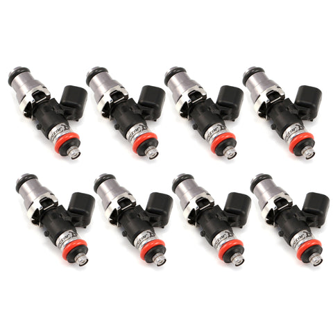 Injector Dynamics 1340cc Injectors-48mm Length - 14mm Grey Top - 15mm (Orange) Low O-Ring (Set of 8) - Chevy LS2