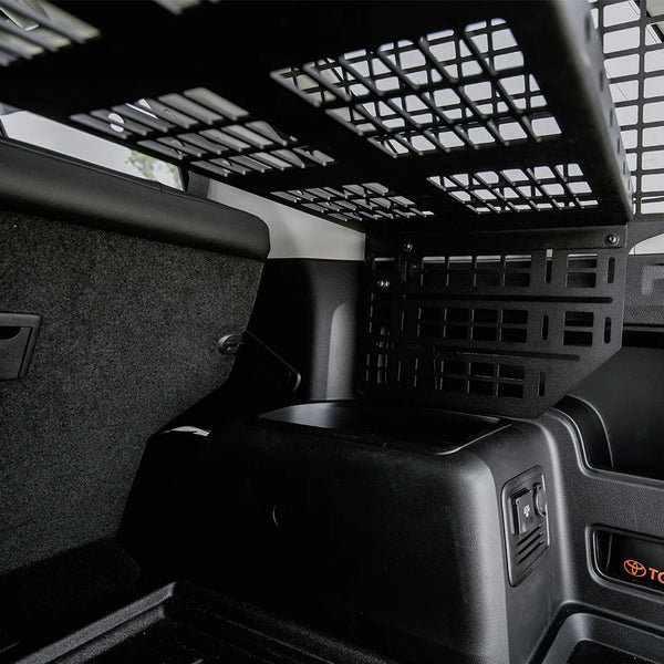 Cali Raised 2010 - 2024 Toyota 4Runner Interior Rear Molle Panel - 2 Row Seating/Both Sides & Middle Tray