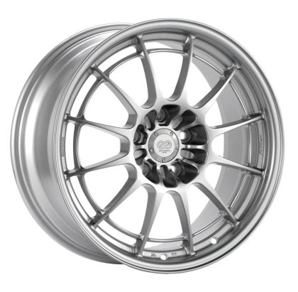 Enkei NT03+M 18x8.5 5x114.3 38mm Offset 72.6mm Bore Silver Wheel