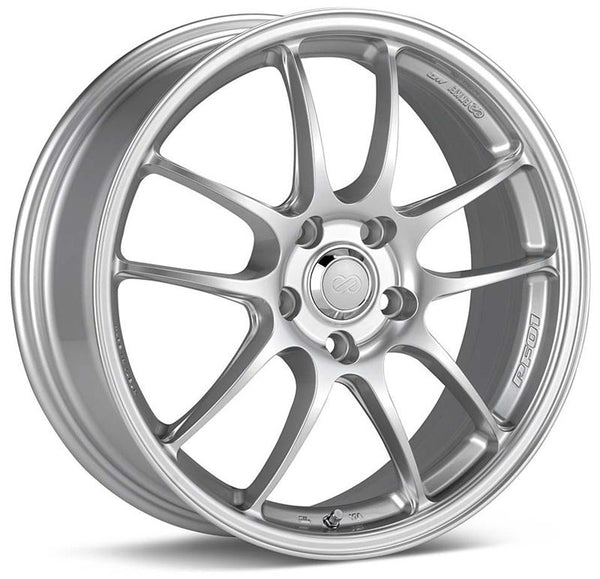 Enkei PF01 16x7 4x100 43mm Offset Silver Wheel