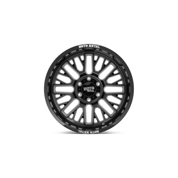 Moto Metal MO992 FOLSOM Gloss Black Milled 20x12 -44 5x127mm 71.5mm