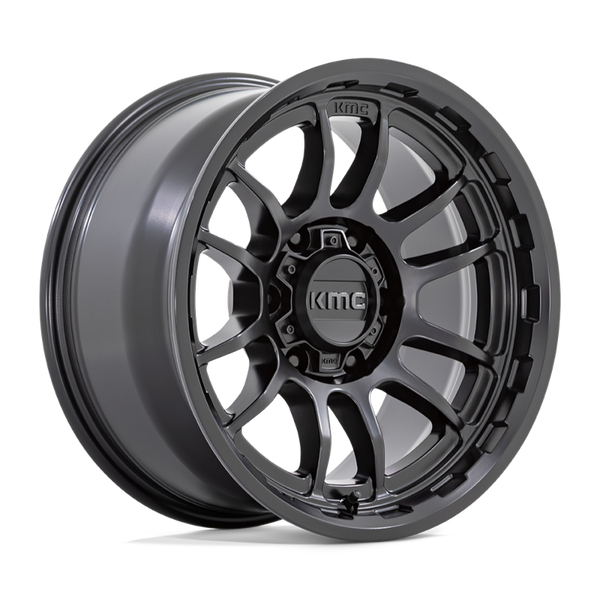 KMC KM727 WRATH Satin Black 20x9 0 Offset 5x127mm 71.5mm