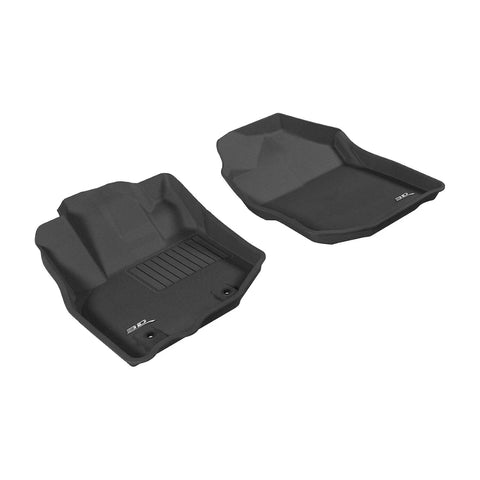 3D MAXpider 2009-2013 Honda Fit Kagu 1st Row Floormat - Black