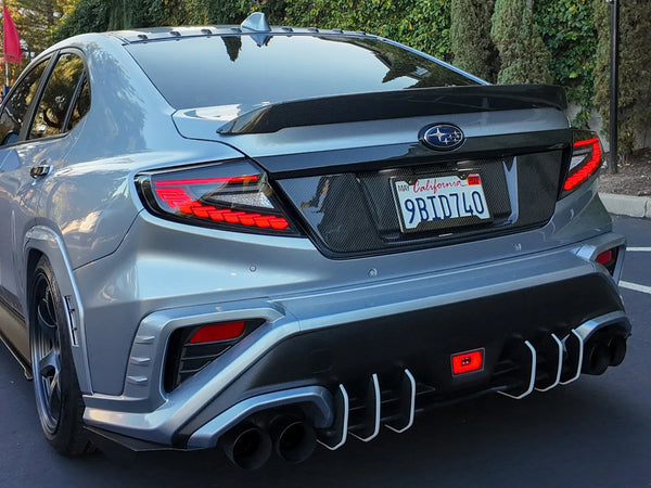 OLM Phantom-Spec LED Taillights (Clear Lens White Optic) - 2022+ WRX