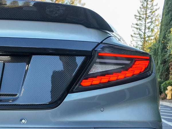 OLM Phantom-Spec LED Taillights (Smoke Lens Red Optic) - 2022+ WRX