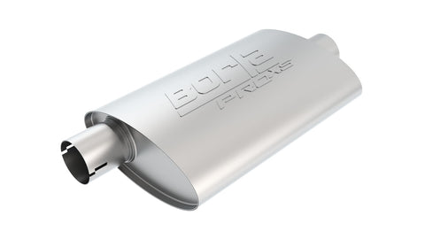 Borla Universal 2.5in Inlet/Outlet ProXS Muffler 4" x 9.5" Oval, 14" Long Body, 19" Overall Length