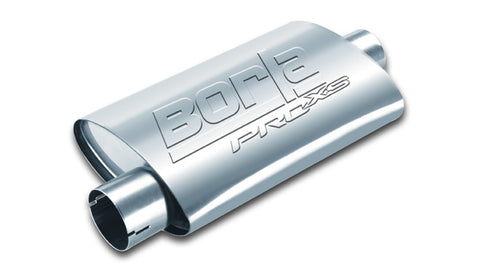 Borla Universal Center/Offset Oval 2.5in In/Out 14in x 4.25in x 1.88in PRO-XS Muffler