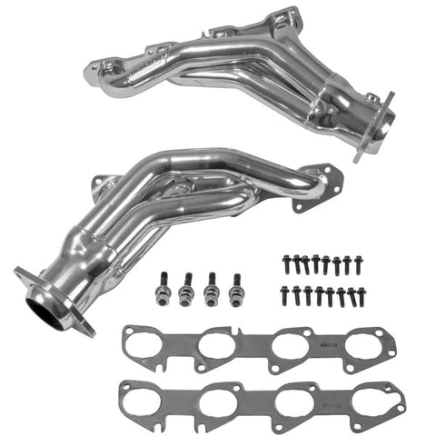 BBK 2011 - 2023 Dodge Challenger / Charger Hemi 6.4L Shorty Tuned Length Exhaust Headers - 1-7/8in Silver Ceramic