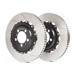 GiroDisc 2010 - 2015 Mercedes-Benz SLS (w/CCM) Slotted Front Rotors