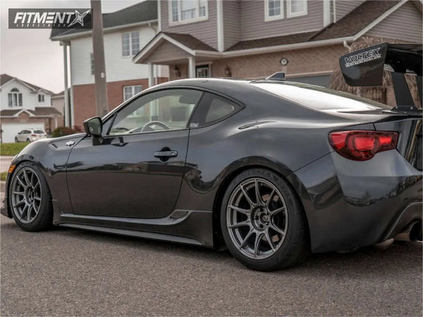 SSR GTX01 18x8.5 5x100 44mm Offset Dark Silver Wheel