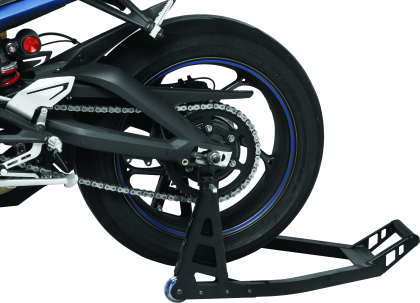 BikeMaster Universal Aluminum Stand - Rear - Black
