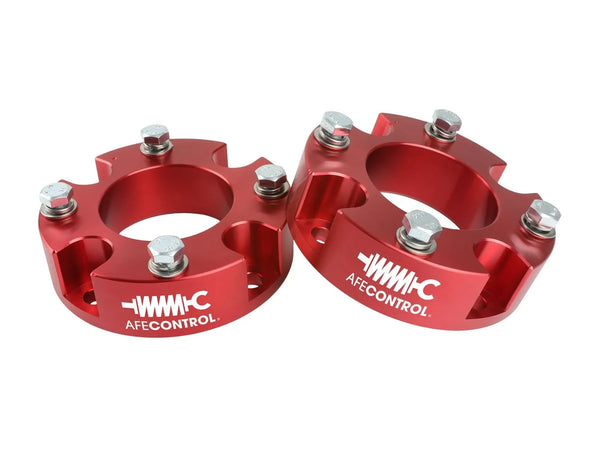 aFe CONTROL 1.875 IN Leveling Kit 2022+ Toyota Tundra - Red