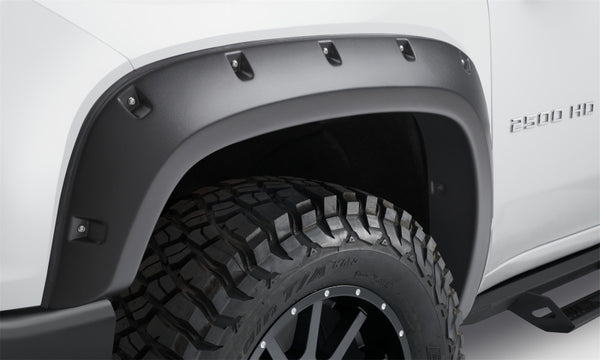 Bushwacker 2019 - 2021 Chevrolet Silverado 2500 / 3500 HD (Excl. Dually) Forge Style Flares 4pc - Black