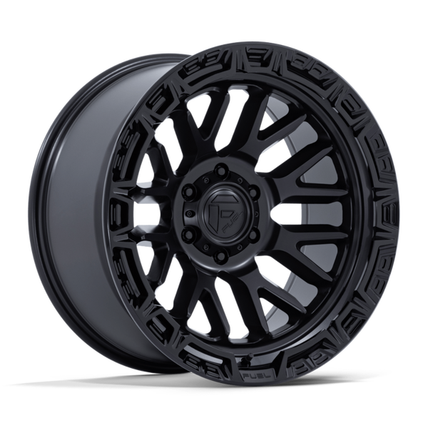 Fuel Offroad FC890 RAIL Matte Black W/ Gloss Black Lip 20x10 -18 6x135mm 87.1mm