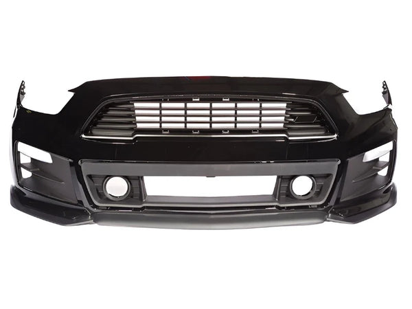 Roush 2015-2017 Ford Mustang Complete Unpainted Front Fascia Kit (w/o Collision Detection & ACC)