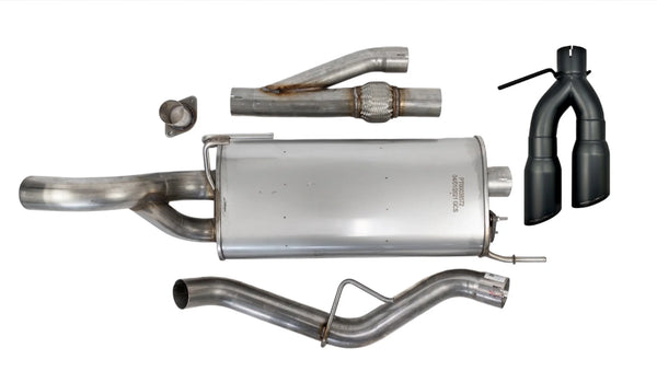 Roush 2021 - 2024 Ford F-150 5.0L V8 Side Exit Catback Active Ready Exhaust w/ Black Tips