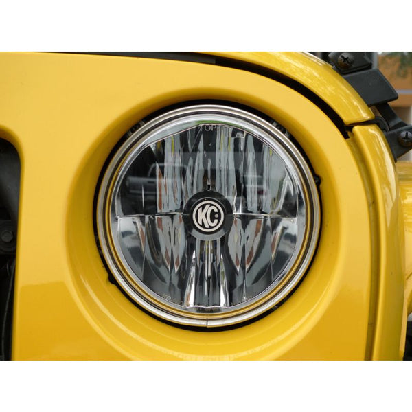 KC HiLiTES 2007 - 2018 Jeep JK (Not for Rubicon/Sahara) 7in. Gravity LED DOT Headlight (Pair Pack System)