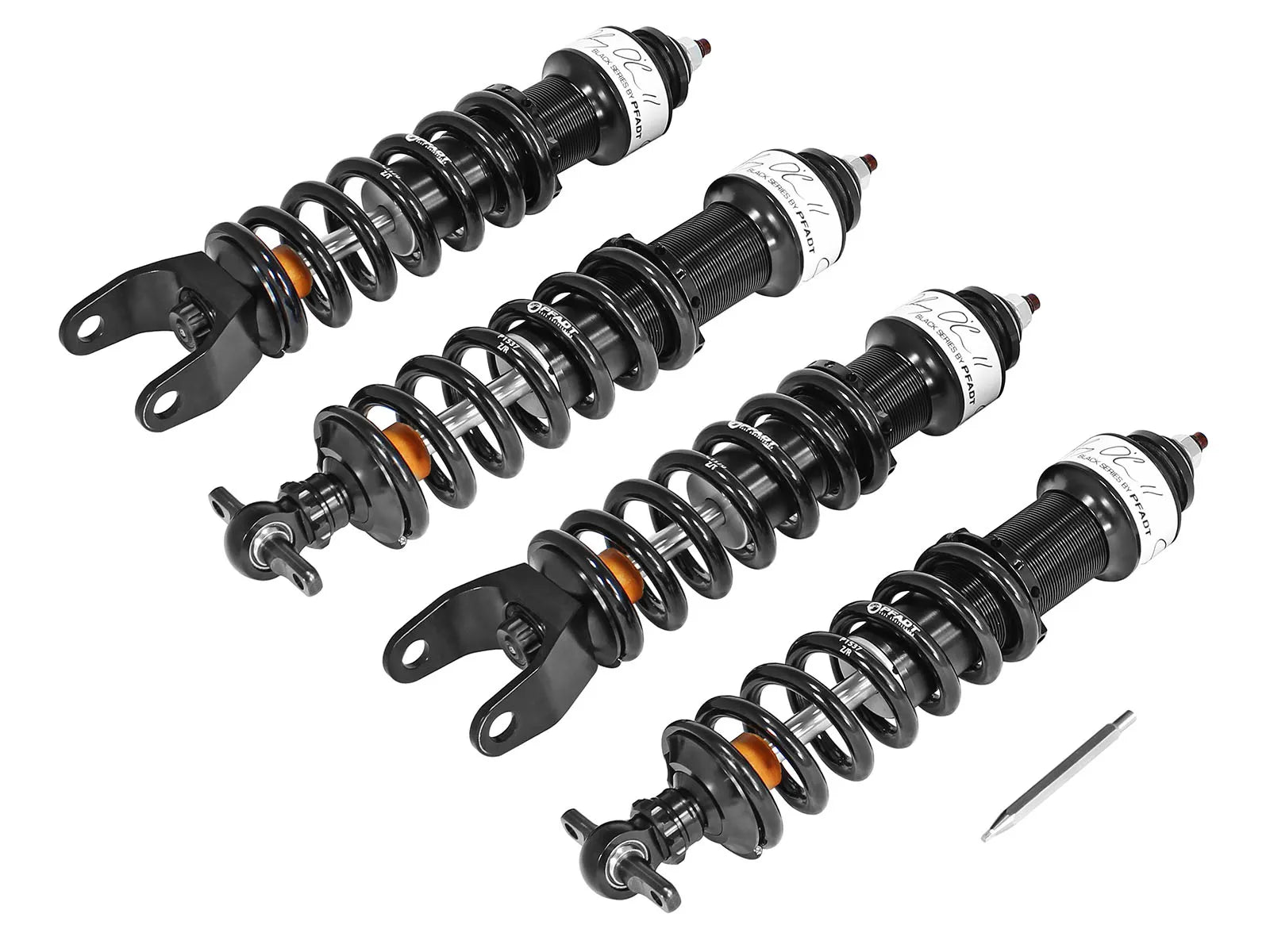 aFe Control Johnny OConnell Black Series Single Adjustable Coilover System; Chevy Corvette 1997 - 2013 (C5/C6)