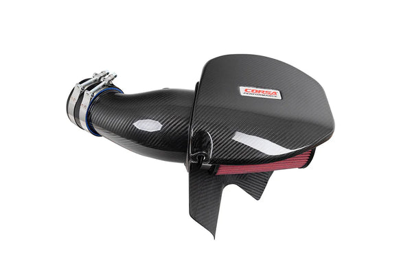 Corsa 2011 - 2023 Dodge Challenger/Charger 6.4L V8 Carbon Fiber Open Element Air Intake - Dry