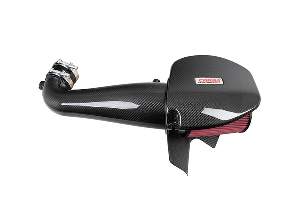 Corsa 2011 - 2023 Dodge Challenger/Charger 5.7L V8 Carbon Fiber Open Element Air Intake - Dry