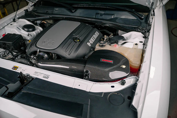 Corsa 2011 - 2023 Dodge Challenger/Charger 6.4L V8 Carbon Fiber Open Element Air Intake - Dry