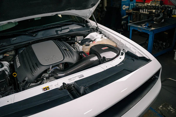 Corsa 2011 - 2023 Dodge Challenger/Charger 6.4L V8 Carbon Fiber Open Element Air Intake - Oiled