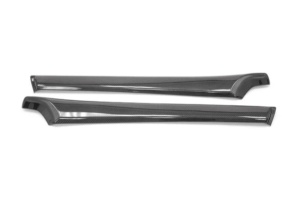 OLM LE Dry Carbon Front Door Trim Upper Panels - 2015 - 2021 WRX / STI