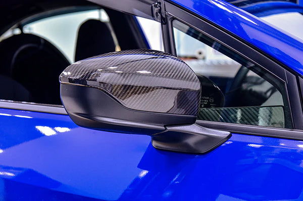 OLM Carbon Fiber Mirror Covers - 2022 +  Subaru WRX