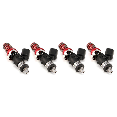 Injector Dynamics ID1050 Injectors- 11mm Top Adapter (Red)- Denso Lower Cushions (Set Of 4) - 1999 - 2007 Hayabusa