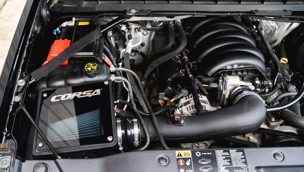 Corsa 2014 - 2019 Chevrolet Silverado / Sierra / 2015 - 2020 Tahoe / Suburban / Yukon 5.3L V8 Air Intake w/MaxFlow 5 Oil Filter