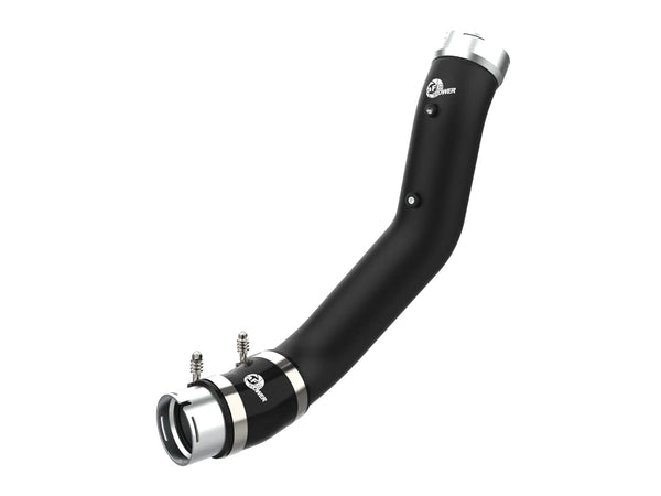 aFe 2020 - 2023 Silverado / Sierra 2500 / 3500 HD Diesel Trucks V8 6.6L L5P BladeRunner 3.5in Aluminum Cold Charge Pipe - Black