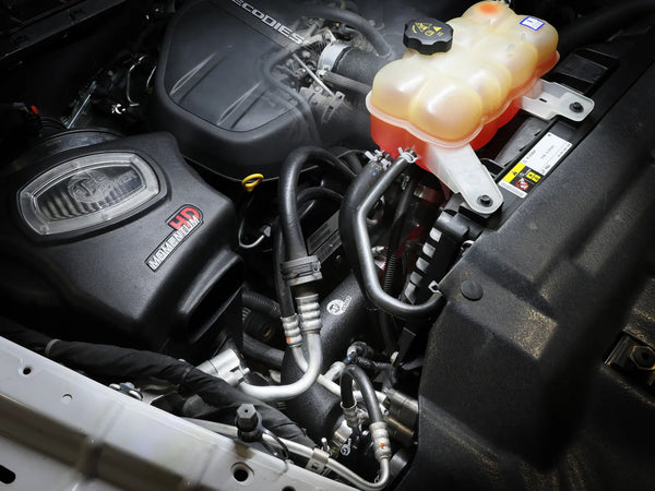 aFe 2016 - 2019 RAM 1500 V6 3.0L (TD) BladeRunner 3in Aluminum Hot & Cold Charge Pipe Kit - Black