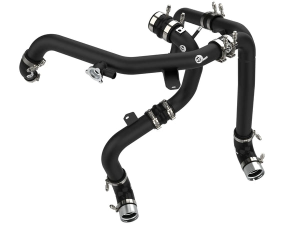 aFe 2021 + Ford Bronco V6-2.7Ltt BladeRunner Alum Hot & Cold Charge Pipe Kit - Black