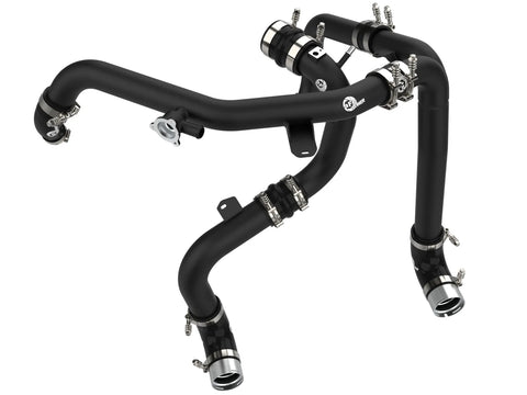 aFe 2021 + Ford Bronco V6-2.7Ltt BladeRunner Alum Hot & Cold Charge Pipe Kit - Black