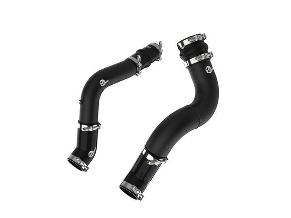aFe BladeRunner Aluminum Hot and Cold Charge Pipe Kit Black RAM 2500 / 3500 Diesel Trucks 2019 - 2023 L6-6.7L (td)